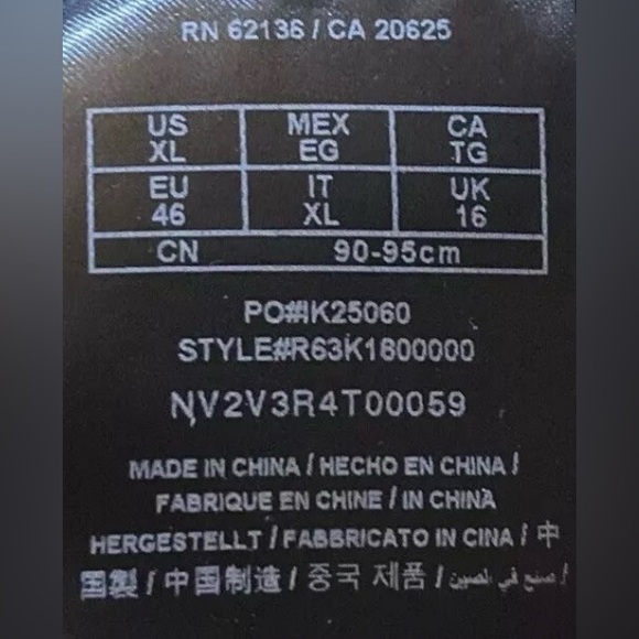 Guess XL Kaysia Wrap SWT Dress Black/White Striped Stretch Knee Length Side Zip - Picture 7 of 7